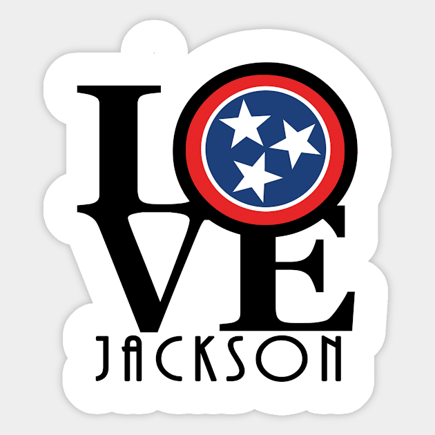 LOVE Jackson Tennessee Sticker by Tennessee